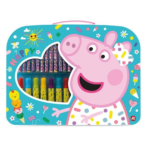 AS Art Case Σετ Ζωγραφικής Peppa Pig Για 3+ Χρονών (1023-66228)