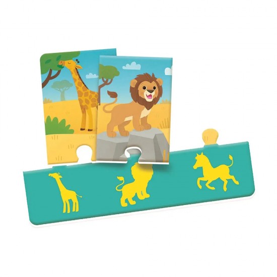 As Εξυπνούλης Baby Montessori Εκπαιδευτικό Παιχνίδι Ποιο Ζωάκι Είναι; Για 12-36 Μηνών (1024-63244)