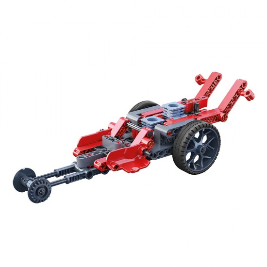 As Μαθαίνω Και Δημιουργώ Build Εκπαιδευτικό Παιχνίδι Εργαστήριο Μηχανικής Roadster & Dragster Για 8 χρονών και άνω (1026-63246)
