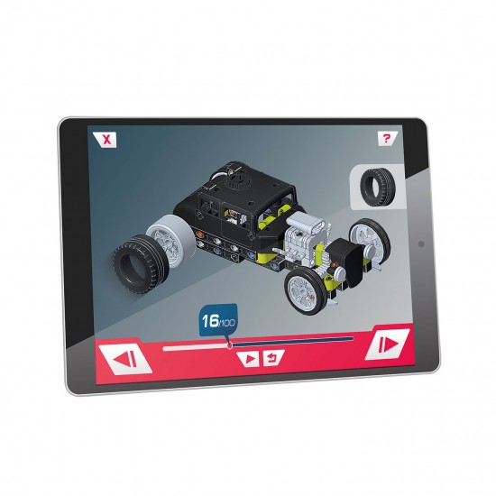 As Μαθαίνω Και Δημιουργώ Build Εκπαιδευτικό Eργαστήριο Μηχανικής Αγωνιστικό Αυτοκίνητο Και Φορτηγό (1026-63658)