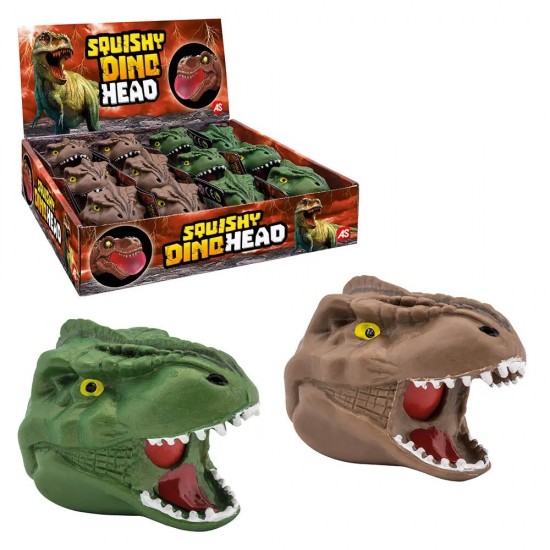 AS Ζουληχτό Κεφάλι Δεινοσαύρου Σε 2 Χρώματα Για 3+ Χρονών (1027-64218)