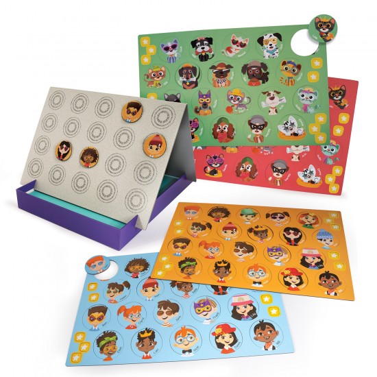 AS Magnet Box Ποιος Κρύβεται? 84 Εκπαιδευτικοί Χάρτινοι Μαγνήτες Για 5 Χρονών και άνω (1029-64060)