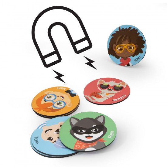 AS Magnet Box Ποιος Κρύβεται? 84 Εκπαιδευτικοί Χάρτινοι Μαγνήτες Για 5 Χρονών και άνω (1029-64060)