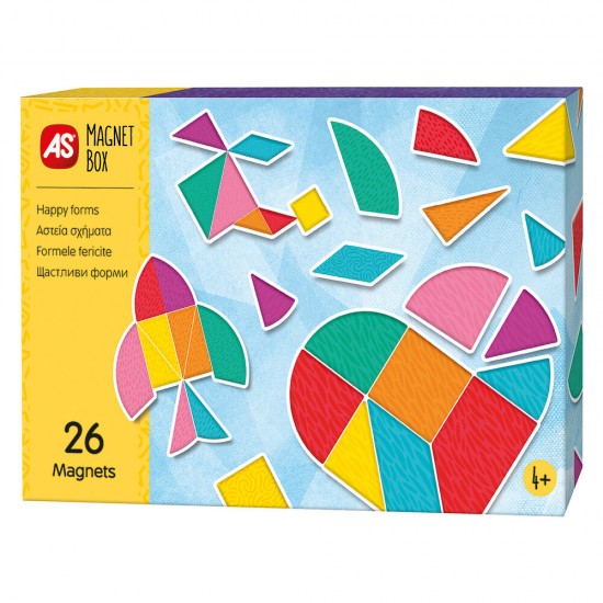 AS Magnet Box Αστεία Σχήματα Εκπαιδευτικοί Χάρτινοι Μαγνήτες Για 4 Χρονών και άνω (1029-64067) AS Magnet Box Αστεία Σχήματα Εκπαιδευτικοί Χάρτινοι Μαγνήτες Για 4 Χρονών και άνω (1029-64067)