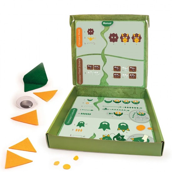 AS Craft Δεινόσαυρος Παιχνίδι Με 3 Χειροτεχνίες DIY Για 3+ Χρονών (1038-31004)