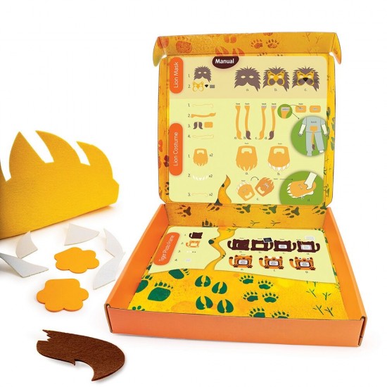 AS Craft Ζωάκια Παιχνίδι Με 3 Χειροτεχνίες DIY Για 3+ Χρονών (1038-31006)