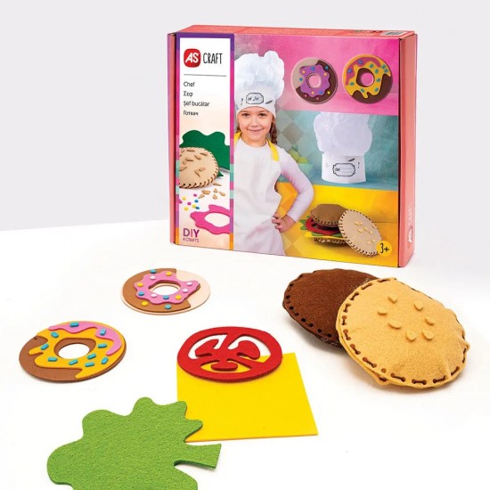 AS Craft Σεφ Παιχνίδι Με 4 Χειροτεχνίες DIY Για 3+ Χρονών (1038-31007)