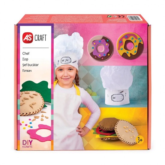 AS Craft Σεφ Παιχνίδι Με 4 Χειροτεχνίες DIY Για 3+ Χρονών (1038-31007)