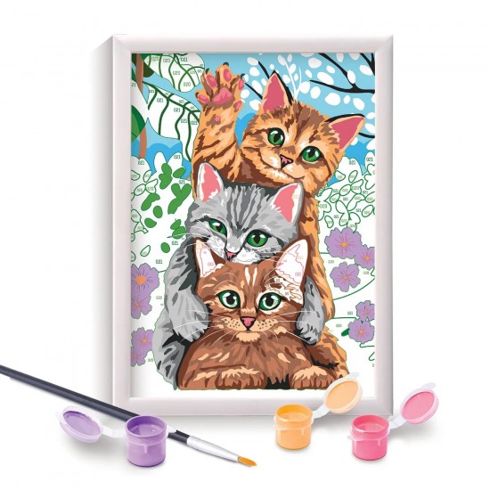 As Paint & Frame Ζωγραφίζω Με Αριθμούς Funny Kitties Για Ηλικίες 9+ Χρονών (1038-41010)