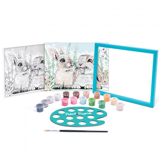 As Paint & Frame Ζωγραφίζω Με Αριθμούς Cute Bunnies Για Ηλικίες 9+ Χρονών (1038-41011)