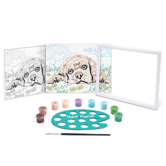 As Paint & Frame Ζωγραφίζω Με Αριθμούς Loving Puppy Για Ηλικίες 9+ Χρονών (1038-41012)