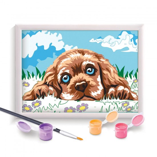 As Paint & Frame Ζωγραφίζω Με Αριθμούς Loving Puppy Για Ηλικίες 9+ Χρονών (1038-41012)