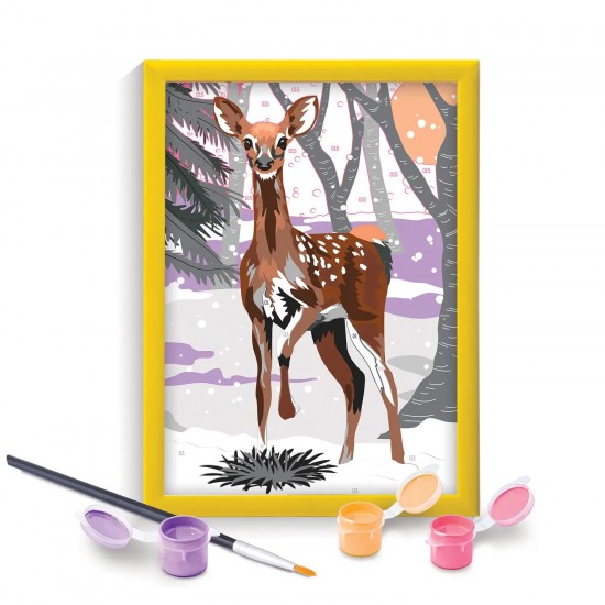 As Paint & Frame Ζωγραφίζω Με Αριθμούς Snow Deer Για Ηλικίες 9+ Χρονών (1038-41014)