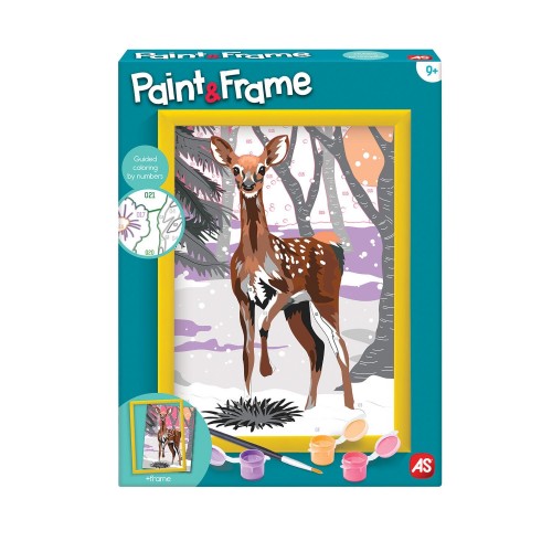 As Paint & Frame Ζωγραφίζω Με Αριθμούς Snow Deer Για Ηλικίες 9+ Χρονών (1038-41014)