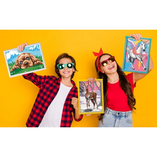 As Paint & Frame Ζωγραφίζω Με Αριθμούς Snow Deer Για Ηλικίες 9+ Χρονών (1038-41014)