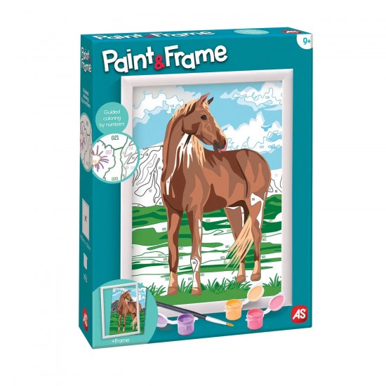 As Paint & Frame Ζωγραφίζω Με Αριθμούς Wild Horse Για Ηλικίες 9+ Χρονών (1038-41015)