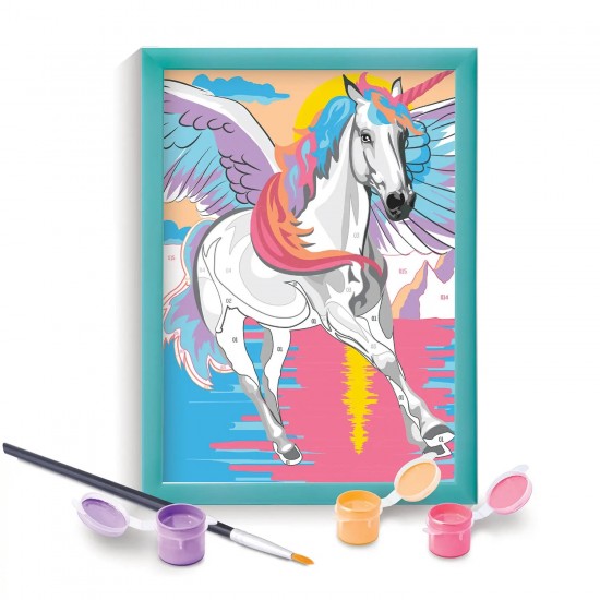As Paint & Frame Ζωγραφίζω Με Αριθμούς Magic Unicorn Για Ηλικίες 9+ Χρονών (1038-41016)