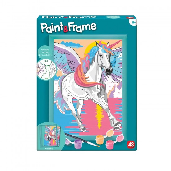 As Paint & Frame Ζωγραφίζω Με Αριθμούς Magic Unicorn Για Ηλικίες 9+ Χρονών (1038-41016)