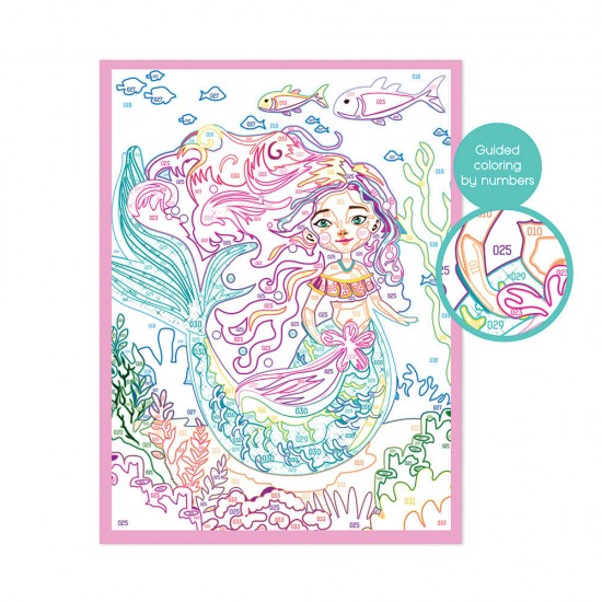 As Paint & Frame Ζωγραφίζω Με Αριθμούς Mythical Mermaid Για Ηλικίες 6 Χρονών και άνω (1038-41018)