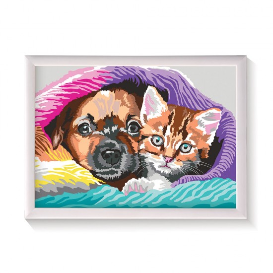 As Paint & Frame Ζωγραφίζω Με Αριθμούς Sweet Friendship Για Ηλικίες 9 Χρονών και άνω (1038-41020)