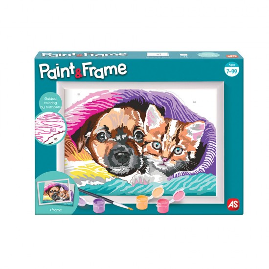 As Paint & Frame Ζωγραφίζω Με Αριθμούς Sweet Friendship Για Ηλικίες 9 Χρονών και άνω (1038-41020)