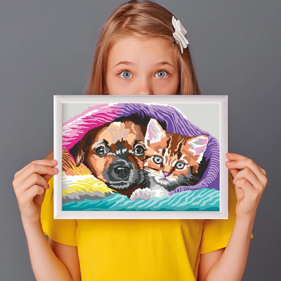 As Paint & Frame Ζωγραφίζω Με Αριθμούς Sweet Friendship Για Ηλικίες 9 Χρονών και άνω (1038-41020)