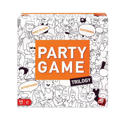 AS Games Επιτραπέζιο Παιχνίδι Party Game Trilogy Για Ηλικίες 8 Χρονών Και άνω από  3-16 Παίκτες (1040-20028)