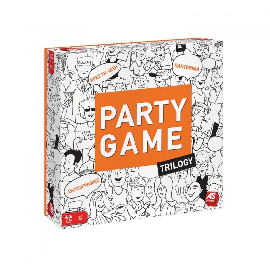 AS Games Επιτραπέζιο Παιχνίδι Party Game Trilogy Για Ηλικίες 8 Χρονών Και άνω από  3-16 Παίκτες (1040-20028)