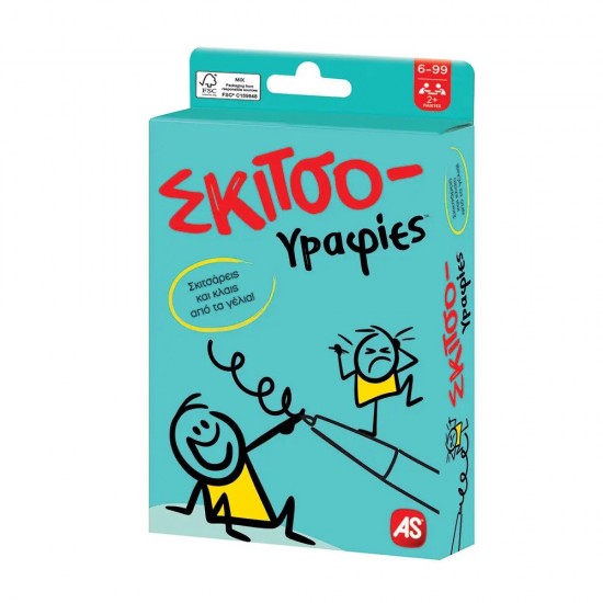AS Games Παιχνίδι Με Κάρτες Σκιτσογραφίες Για Ηλικίες 6+ Χρονών Και 2+ Παίκτες (1040-21408)