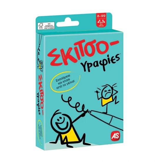 AS Games Παιχνίδι Με Κάρτες Σκιτσογραφίες Για Ηλικίες 6+ Χρονών Και 2+ Παίκτες (1040-21408)