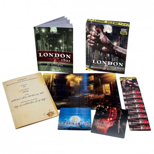 AS Games Επιτραπέζιο Παιχνίδι Crime Scene London 1892 Για Ηλικίες 18+ Χρονών Και 1+ Παίκτες (1040-21701)