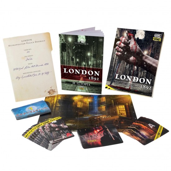 AS Games Επιτραπέζιο Παιχνίδι Crime Scene London 1892 Για Ηλικίες 18+ Χρονών Και 1+ Παίκτες (1040-21701)