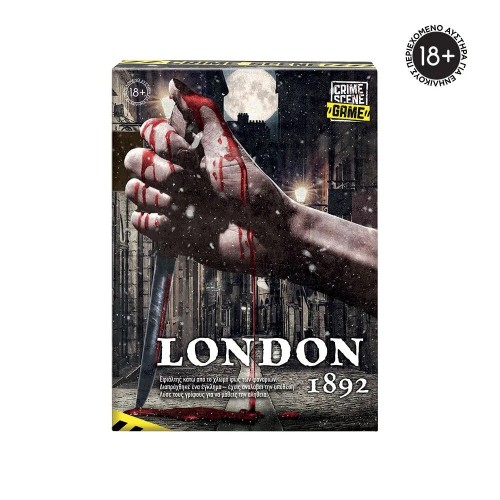 AS Games Επιτραπέζιο Παιχνίδι Crime Scene London 1892 Για Ηλικίες 18+ Χρονών Και 1+ Παίκτες (1040-21701)
