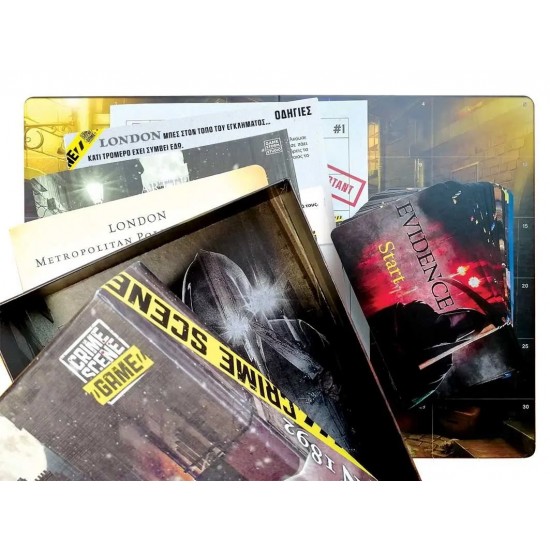 AS Games Επιτραπέζιο Παιχνίδι Crime Scene London 1892 Για Ηλικίες 18+ Χρονών Και 1+ Παίκτες (1040-21701)