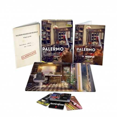 AS Games Επιτραπέζιο Παιχνίδι Crime Scene Palermo 1985 Για Ηλικίες 18 Χρονών και ανω Και 1 Παίκτες και άνω (1040-21702)