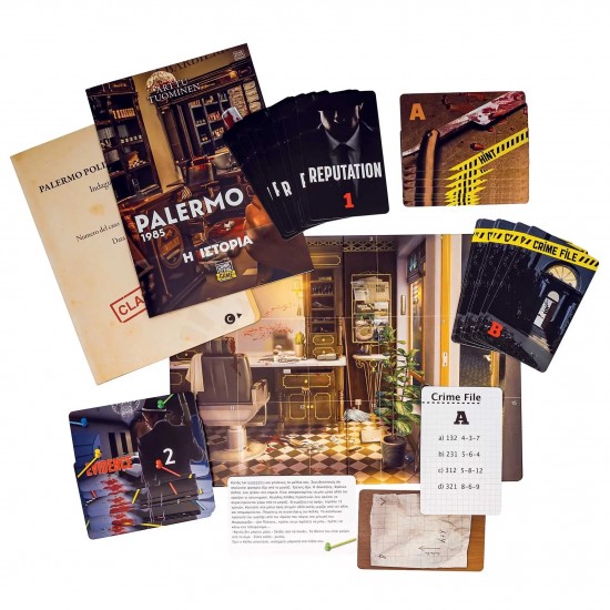 AS Games Επιτραπέζιο Παιχνίδι Crime Scene Palermo 1985 Για Ηλικίες 18 Χρονών και ανω Και 1 Παίκτες και άνω (1040-21702) AS Games Επιτραπέζιο Παιχνίδι Crime Scene Palermo 1985 Για Ηλικίες 18 Χρονών και ανω Και 1 Παίκτες και άνω (1040-21702)