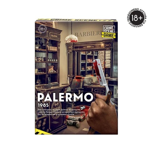 AS Games Επιτραπέζιο Παιχνίδι Crime Scene Palermo 1985 Για Ηλικίες 18 Χρονών και ανω Και 1 Παίκτες και άνω (1040-21702)