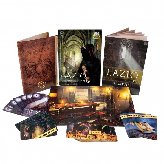 AS Games Επιτραπέζιο Παιχνίδι Crime Scene Lazio 1356 Για Ηλικίες 18 Χρονών και άνω  Και 1 Παίκτες και άνω (1040-21703)