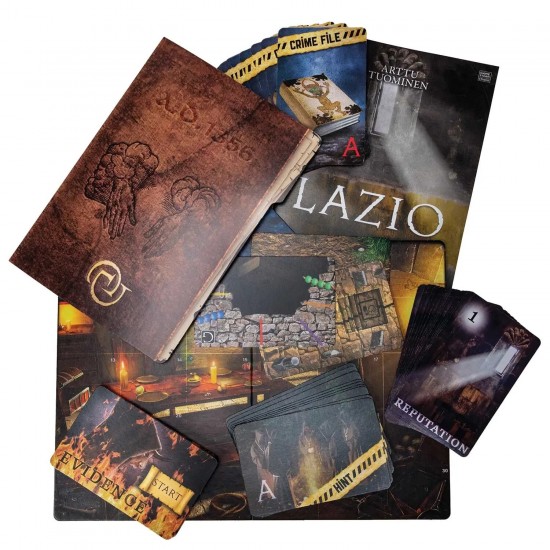 AS Games Επιτραπέζιο Παιχνίδι Crime Scene Lazio 1356 Για Ηλικίες 18 Χρονών και άνω  Και 1 Παίκτες και άνω (1040-21703)