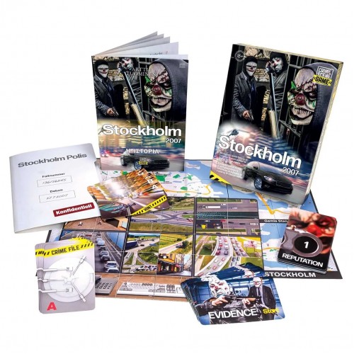 AS Games Επιτραπέζιο Παιχνίδι Crime Scene Stockholm 2007 Για Ηλικίες 18 Χρονών και άνω  Και 1 Παίκτες και άνω (1040-21704)