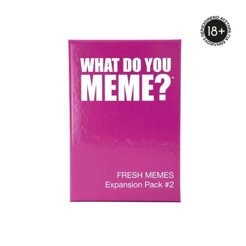 AS Games Επέκταση Επιτραπέζιου Παιχνιδιού What Do You Meme? Fresh Memes 2 Για 18 Χρονών και άνω (1040-24220)