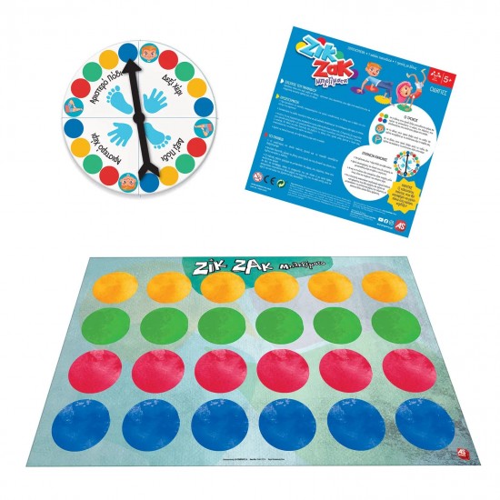 AS Games Επιτραπέζιο Παιχνίδι Ζικ Ζακ Μπλεξίματα Για Ηλικίες 5+ Χρονών Και 2+ Παίκτες (1040-24714)