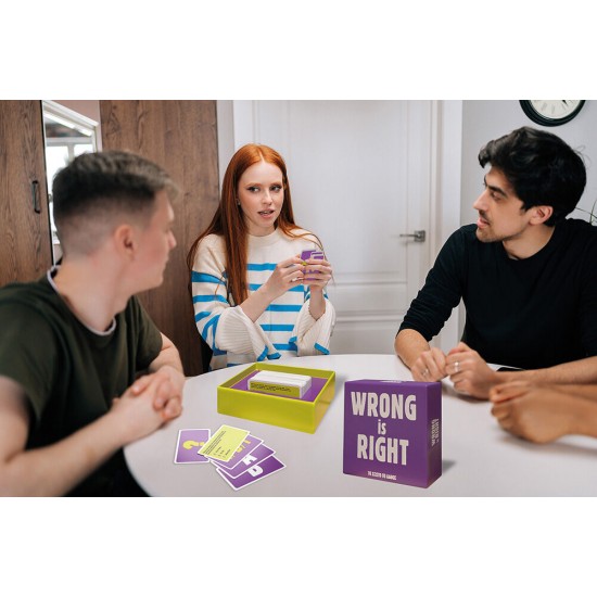 AS Games Επιτραπέζιο Παιχνίδι Gift Games Wrong Is Right Για Ηλικίες 15 Χρονών και άνω Και 2-6 Παίκτες (1040-24801)