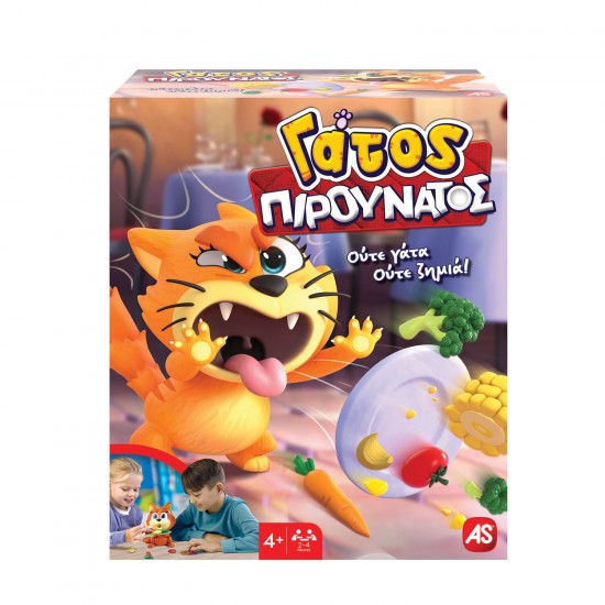 AS Games Επιτραπέζιο Παιχνίδι Γάτος Πιρουνάτος Για Ηλικίες 4 Χρονών και άνω  Και 2-4 Παίκτες (1040-24912)