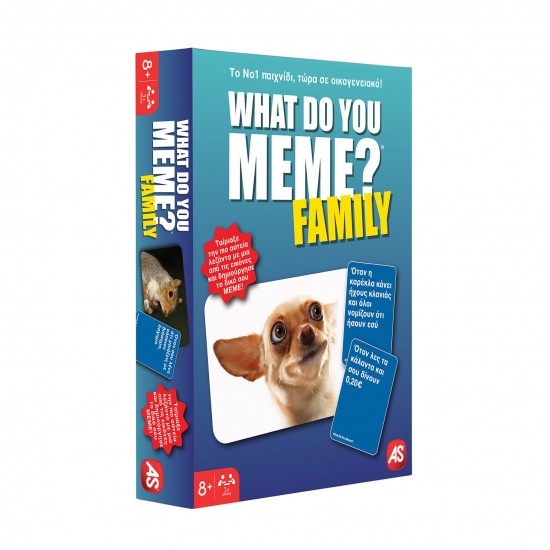 AS Games Επιτραπέζιο Παιχνίδι What Do You Meme? Οικογενειακό Για Ηλικίες 8 Χρονών και άνω Και 3 Παίκτες και άνω (1040-26200)
