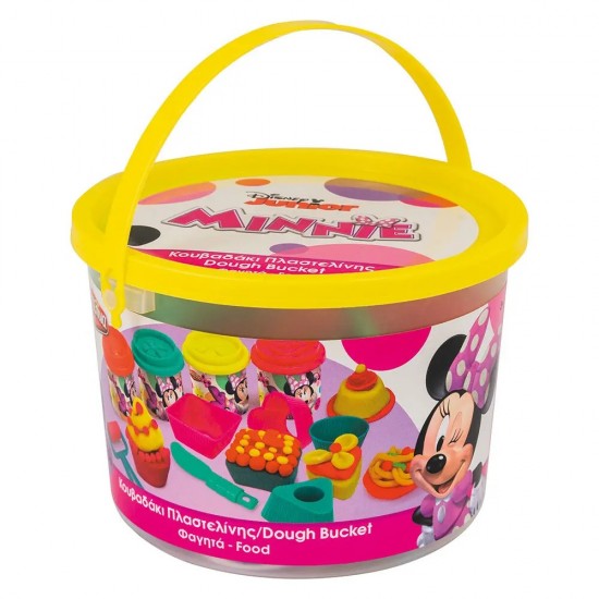 AS Πλαστελίνη Disney Minnie Κουβαδάκι Με 4 Βαζάκια - Καπάκια Καλουπάκια Και 8 Εργαλεία 200gr (1045-03571)