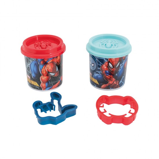 AS Πλαστελίνη Disney Frozen & Marvel Spiderman Σετ 2 Βαζάκια Με 2 Cutters 228gr Για 3 Χρονών και άνω (1045-03607)