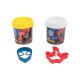 AS Πλαστελίνη Disney Frozen & Marvel Spiderman Σετ 2 Βαζάκια Με 2 Cutters 228gr Για 3 Χρονών και άνω (1045-03607)