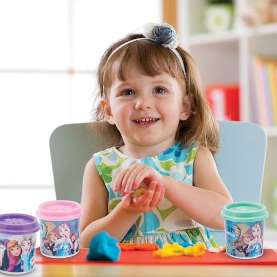 AS Πλαστελίνη Disney Frozen Σακουλάκι Με 5 Βαζάκια Και Καπάκια Καλουπάκια 570gr Για 3 Χρονών και άνω (1045-03608)