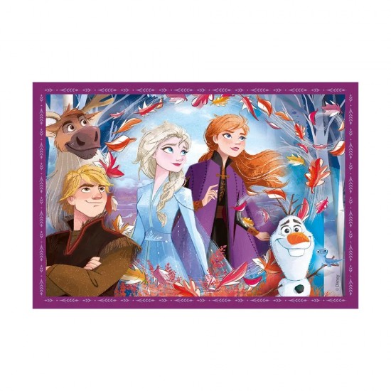 As Clementoni Παιδικό Παζλ 4 in 1 Supercolor Disney Frozen II 12-16-20-24 τμχ (1200-21518)